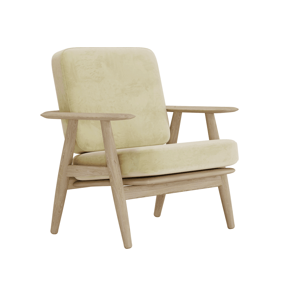 Voir l'image en plein écran Jeu de coussins pour Wegner GE 240/290 en velours