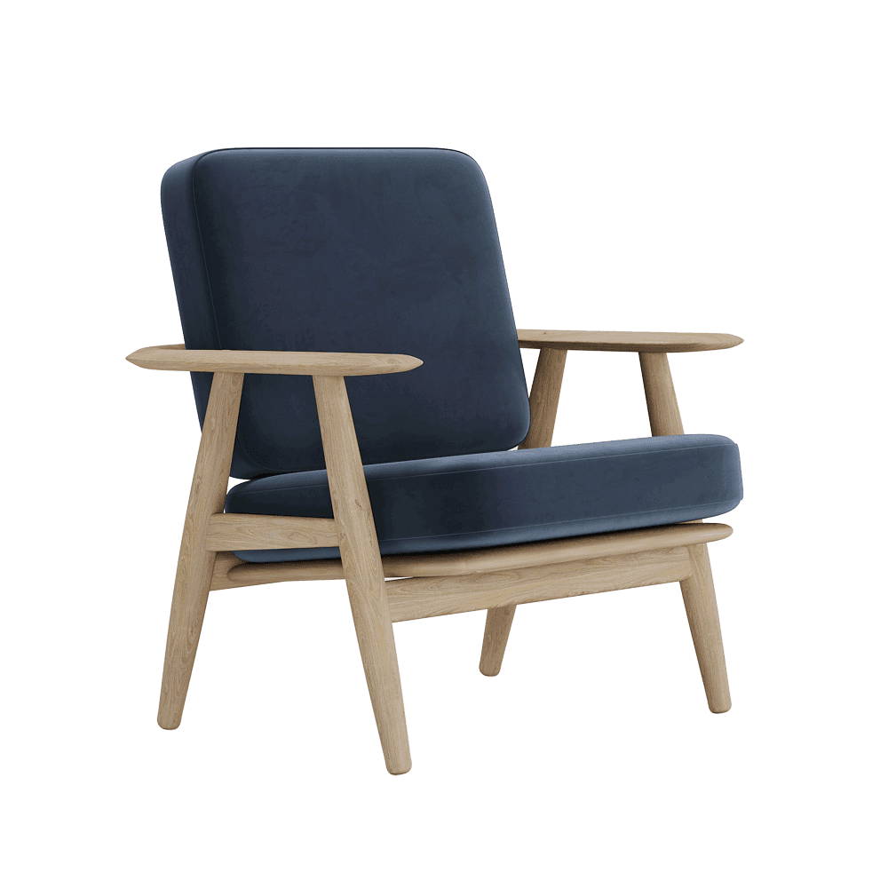 Voir l'image en plein écran Jeu de coussins pour Wegner GE 240/290 en velours