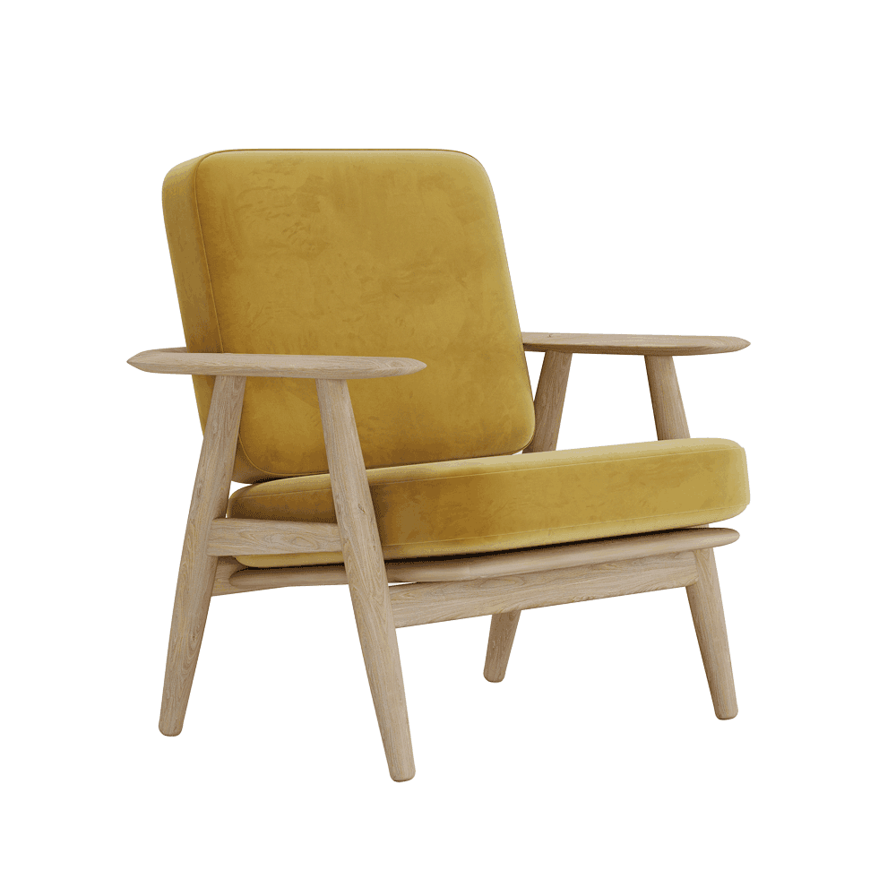 Voir l'image en plein écran Jeu de coussins pour Wegner GE 240/290 en velours