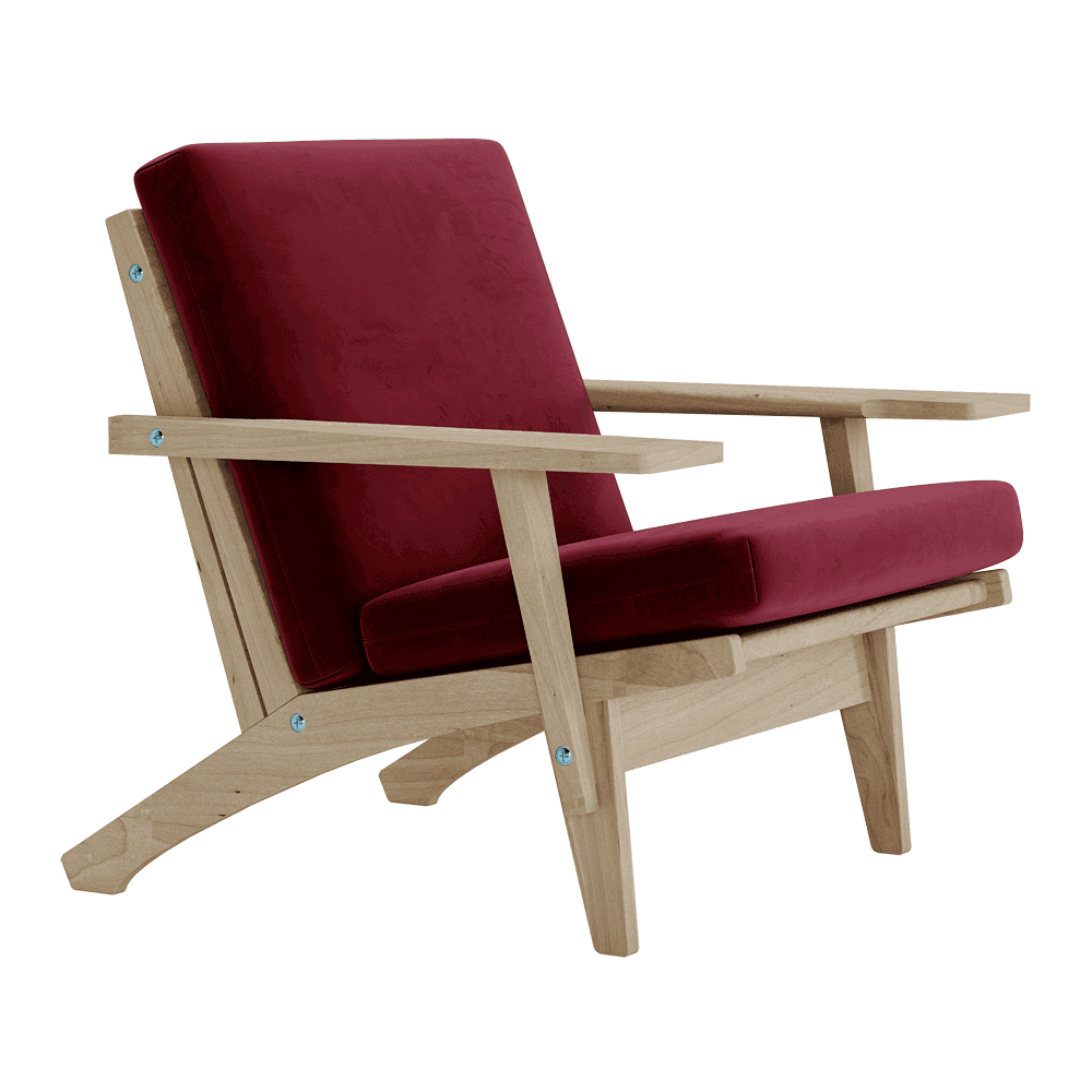 Bild im Vollbild ansehen Kissenset für Wegner GE 370 in Velours