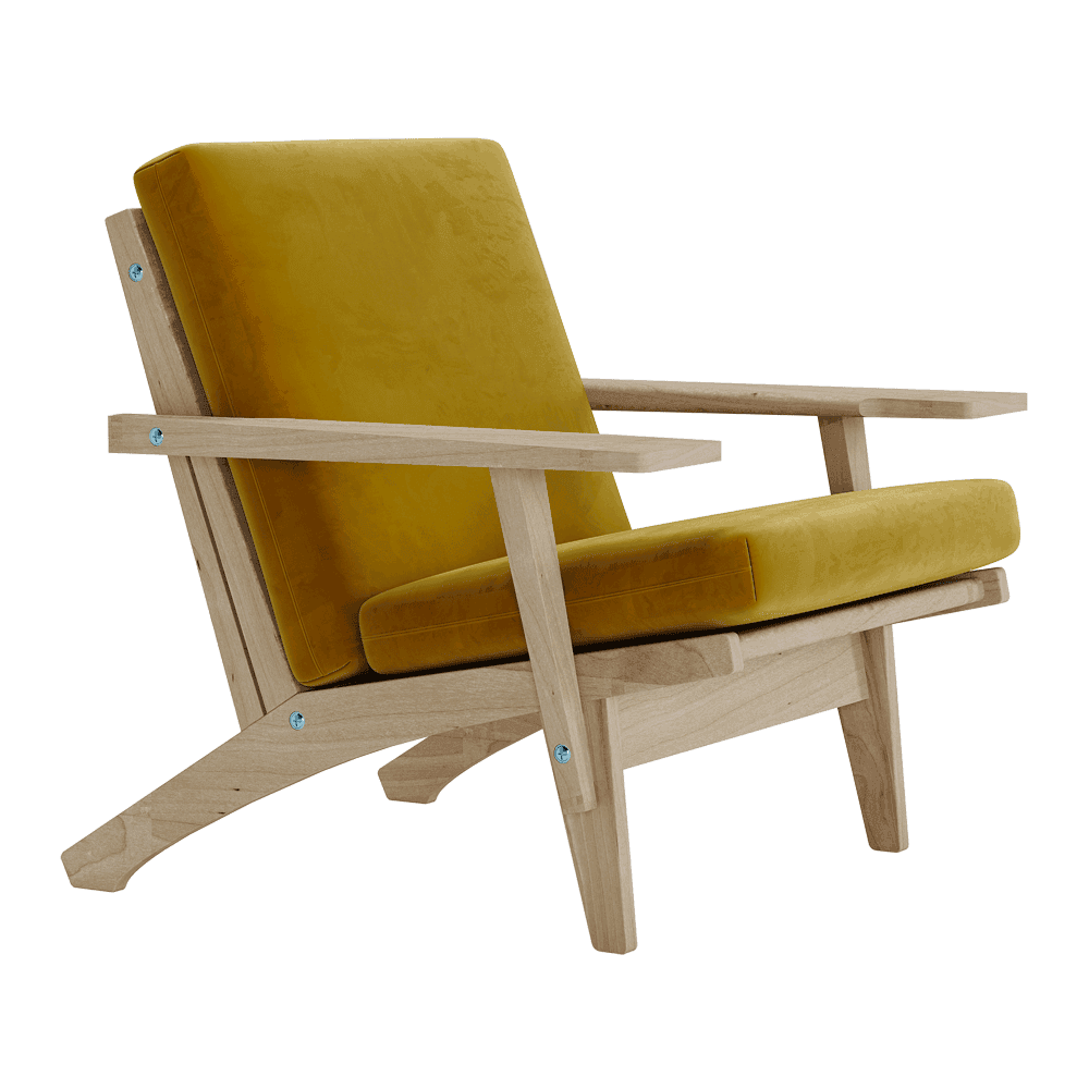 Bild im Vollbild ansehen Kissenset für Wegner GE 370 in Velours