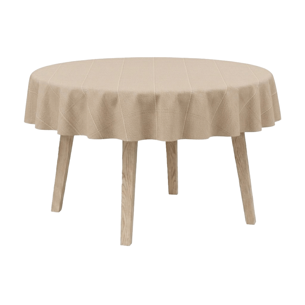 Bild im Vollbild ansehen Runde Tischdecke aus Baumwolle