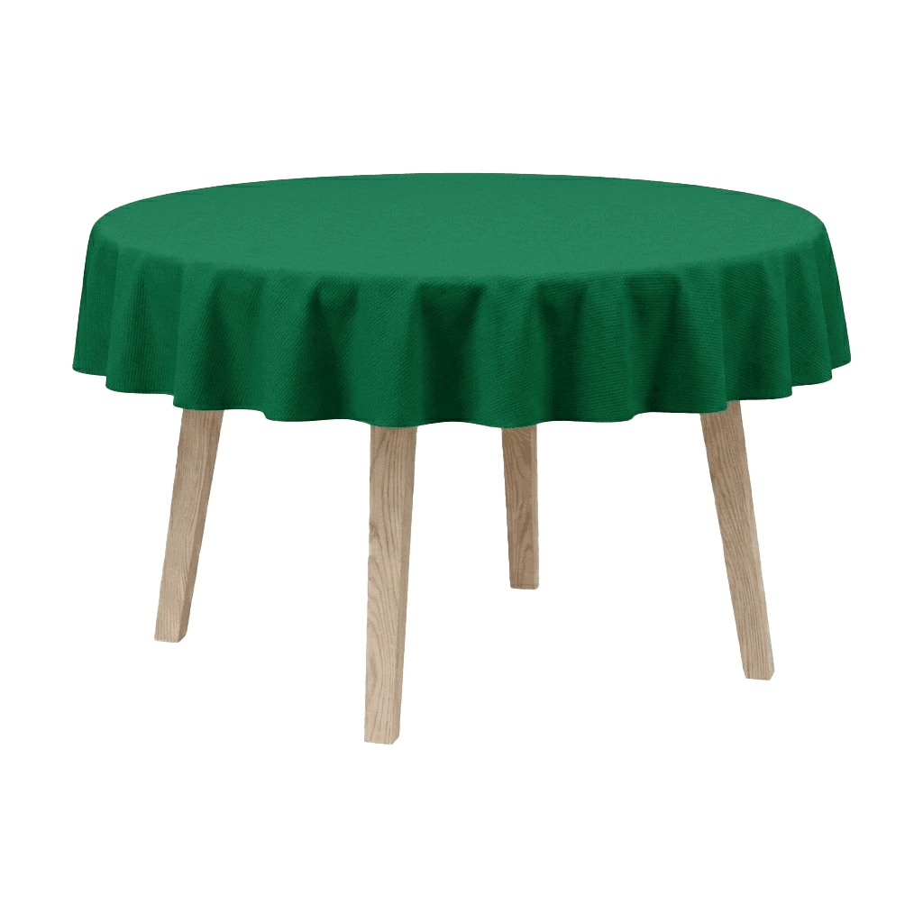 Voir l'image en plein écran Nappe ronde en mélange de coton