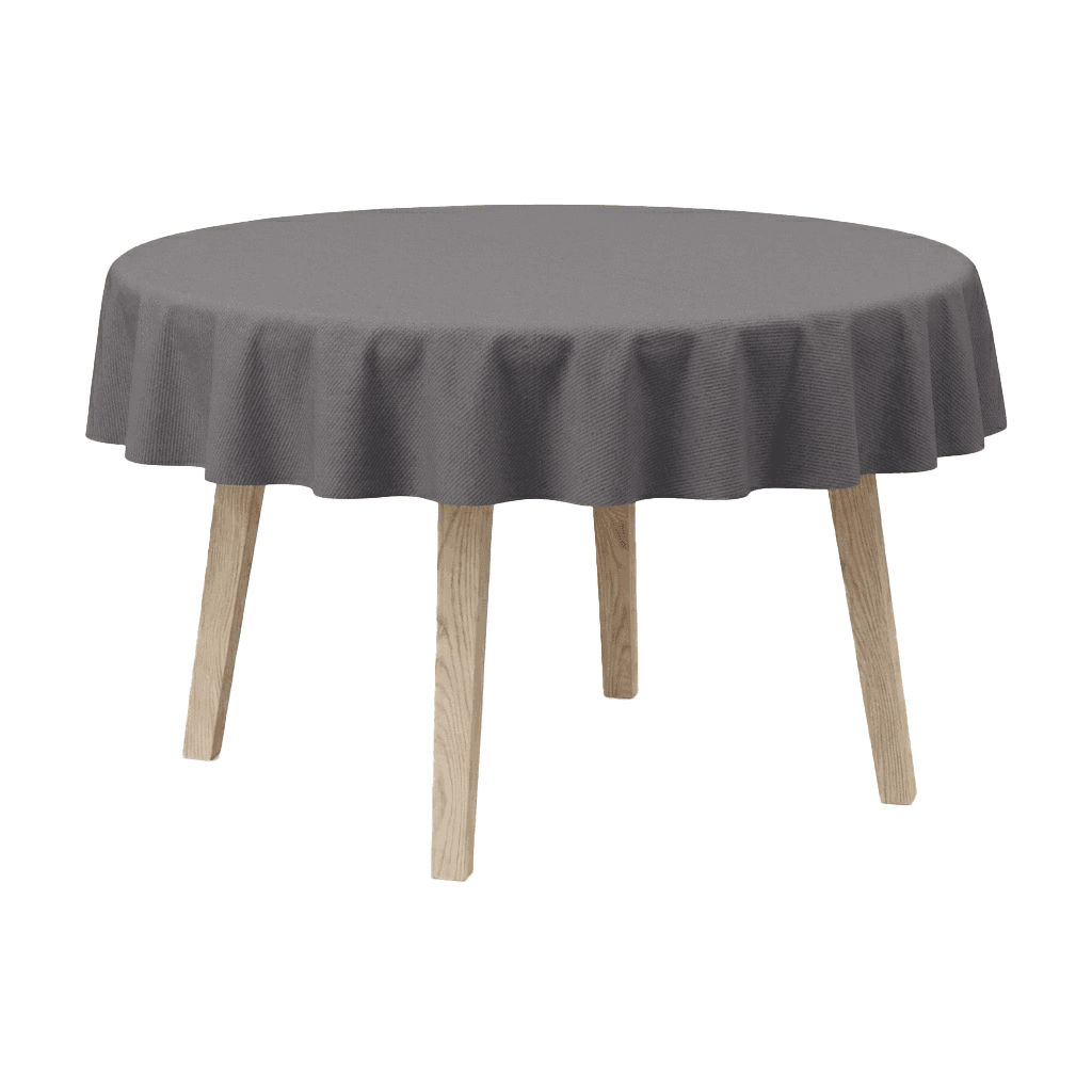 Voir l'image en plein écran Nappe ronde en mélange de coton
