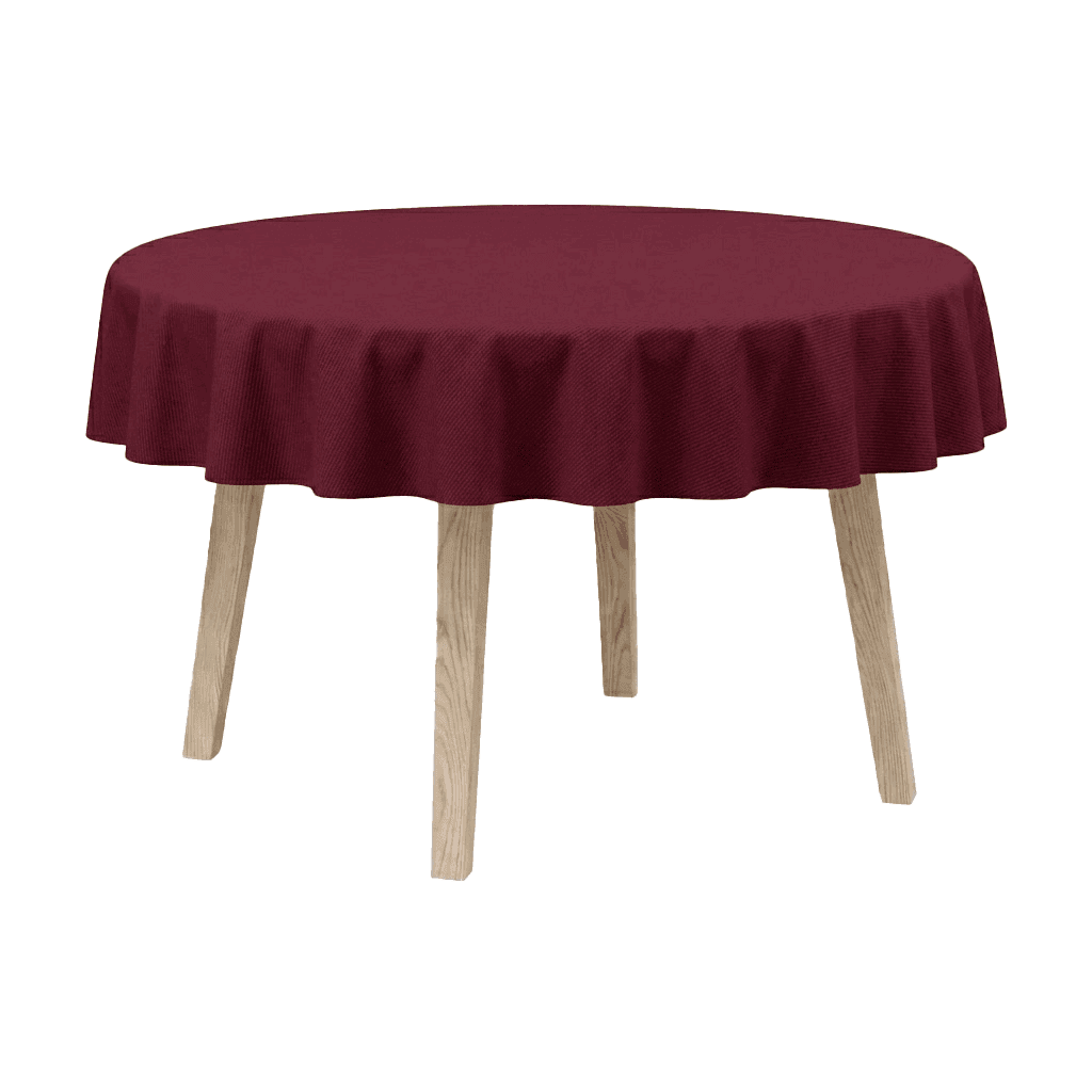Voir l'image en plein écran Nappe ronde en mélange de coton