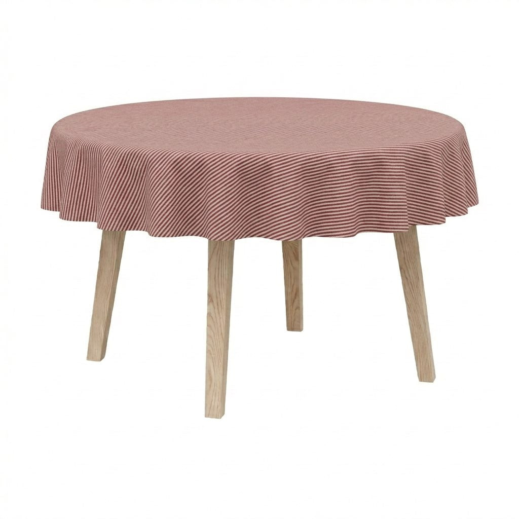 Voir l'image en plein écran Nappe ronde en lin
