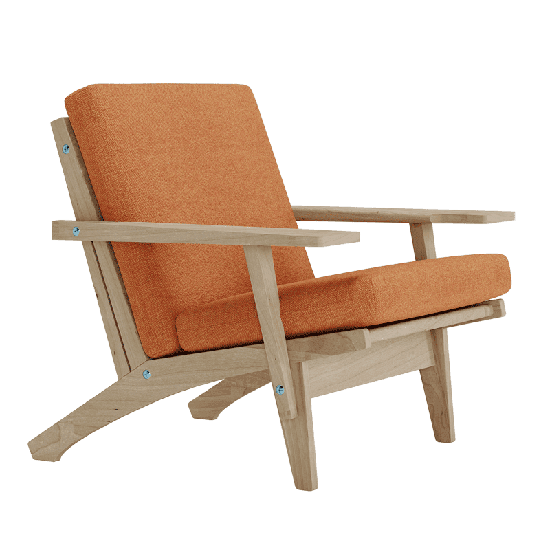 Voir l'image en plein écran Jeu de coussins pour Wegner GE 370 en laine
