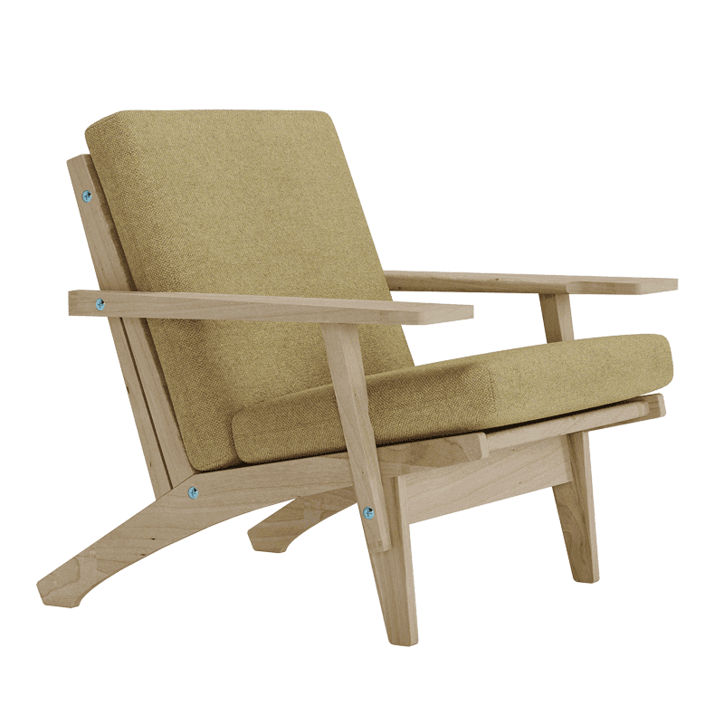 Voir l'image en plein écran Jeu de coussins pour Wegner GE 370 en laine