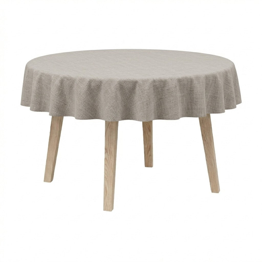 Voir l'image en plein écran Nappe ronde en lin