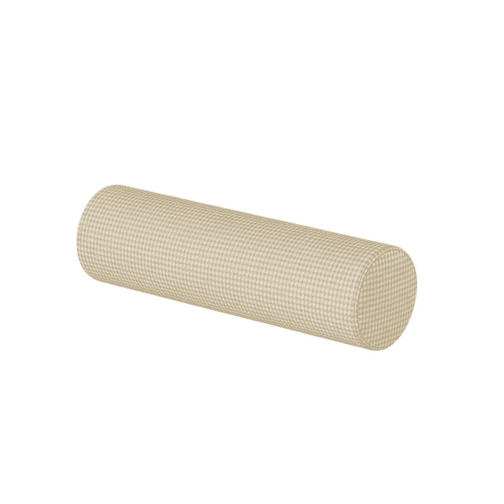 Voir l'image en plein écran Coussin cylindrique sur mesure en laine à motifs