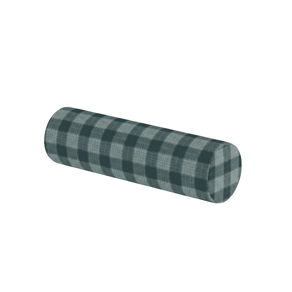 Voir l'image en plein écran Coussin cylindrique sur mesure en laine à motifs