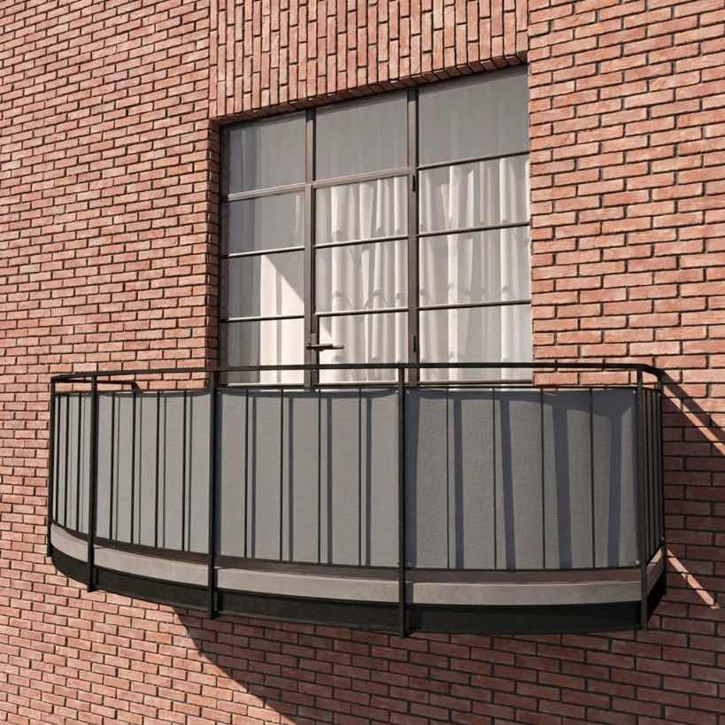 Voir l'image en plein écran Brise-vue de balcon en oléfine Sunproof