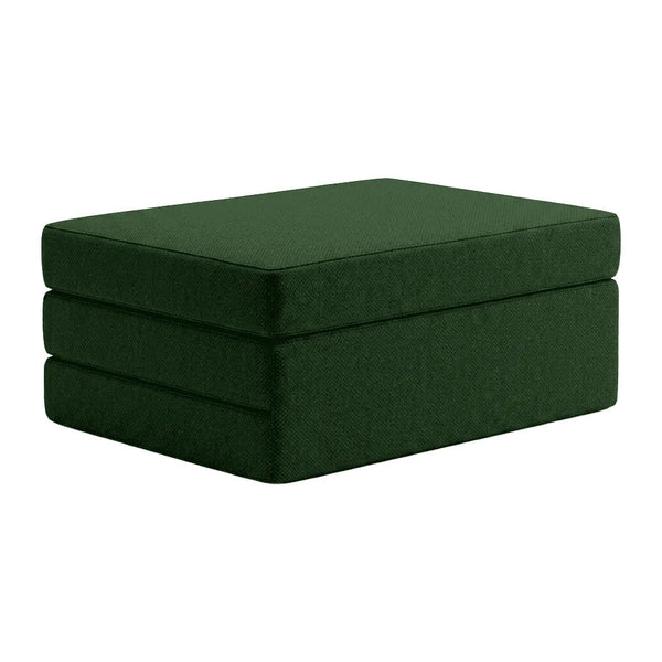 Vouwmatras op maat in wol - Groen - S7007