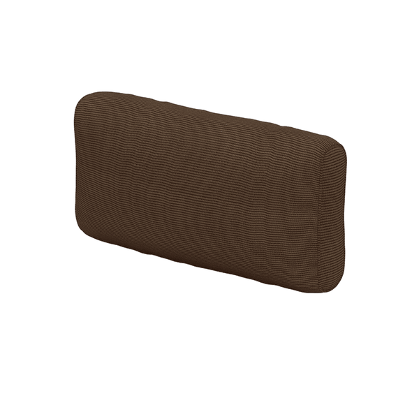 Zacht rugkussen op maat in Velvet - Walnut - S2513`