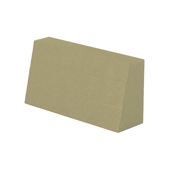 Rugkussen (schuin) - Oil Yellow - S7103.