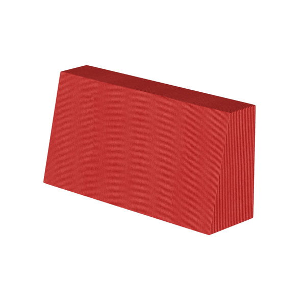Schräges Rückenkissen nach Maß in Velvet - Carmine - S2502: