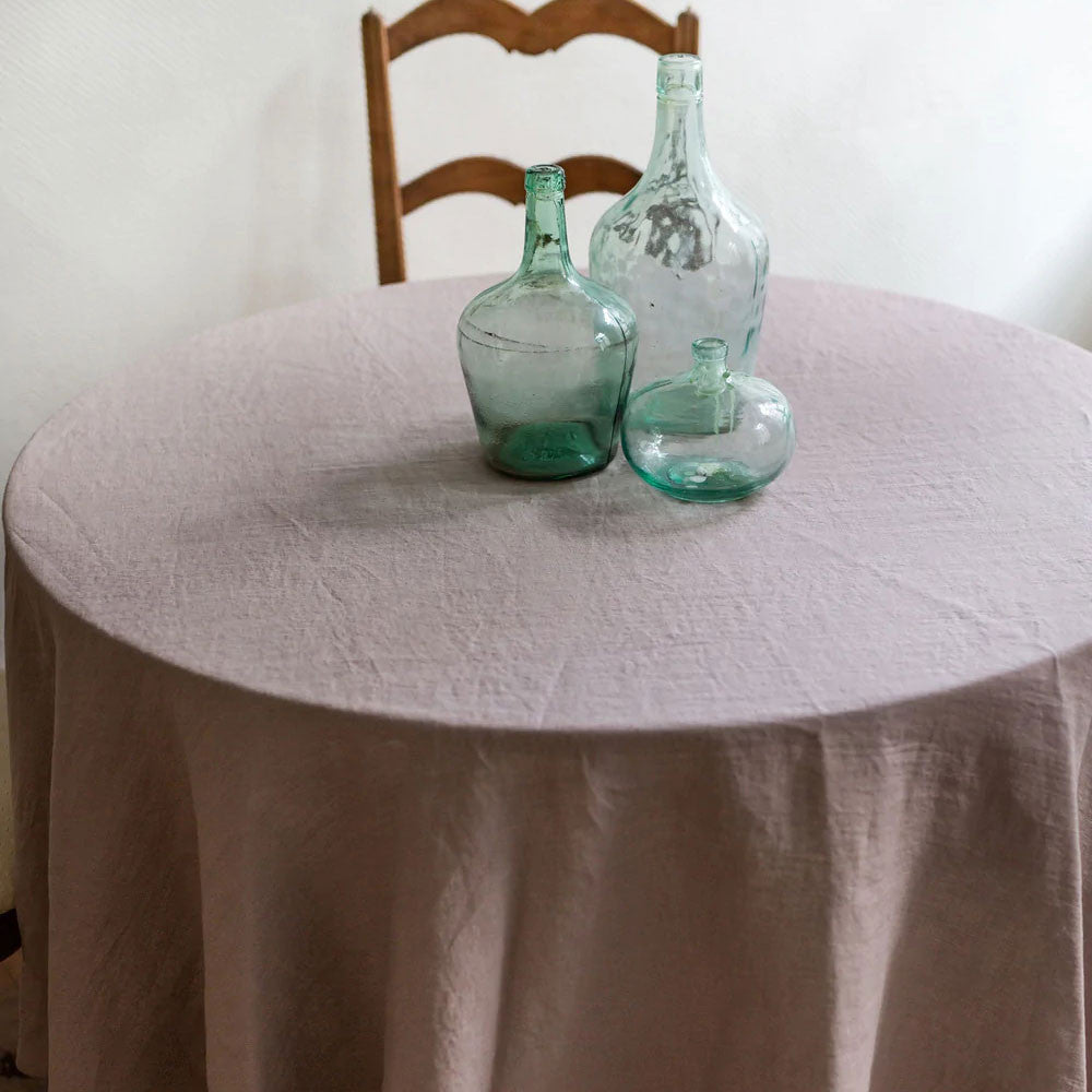 Nappe ronde en lin