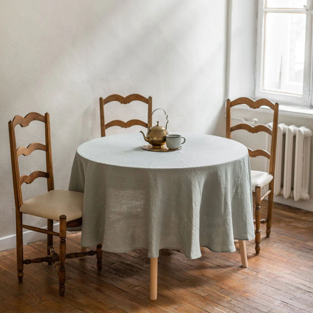 Nappe ronde en lin