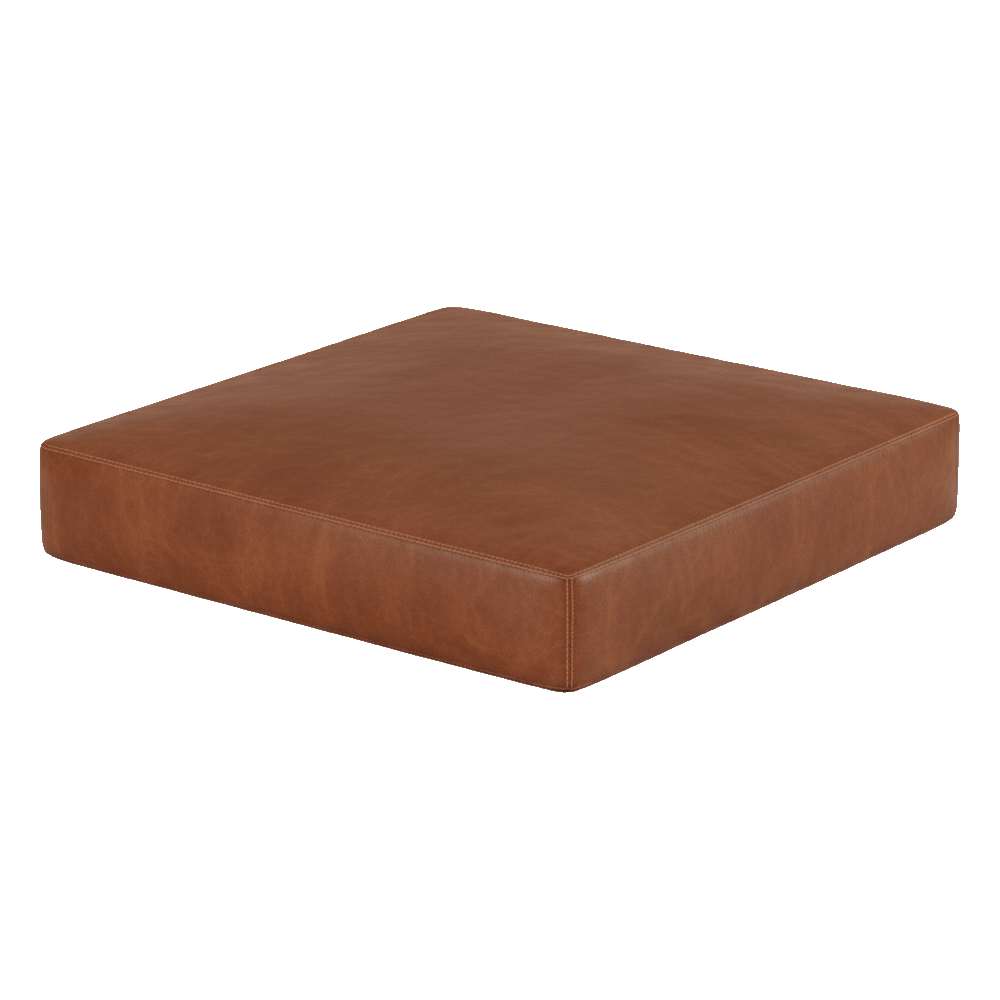 Coussin en cuir sur mesure