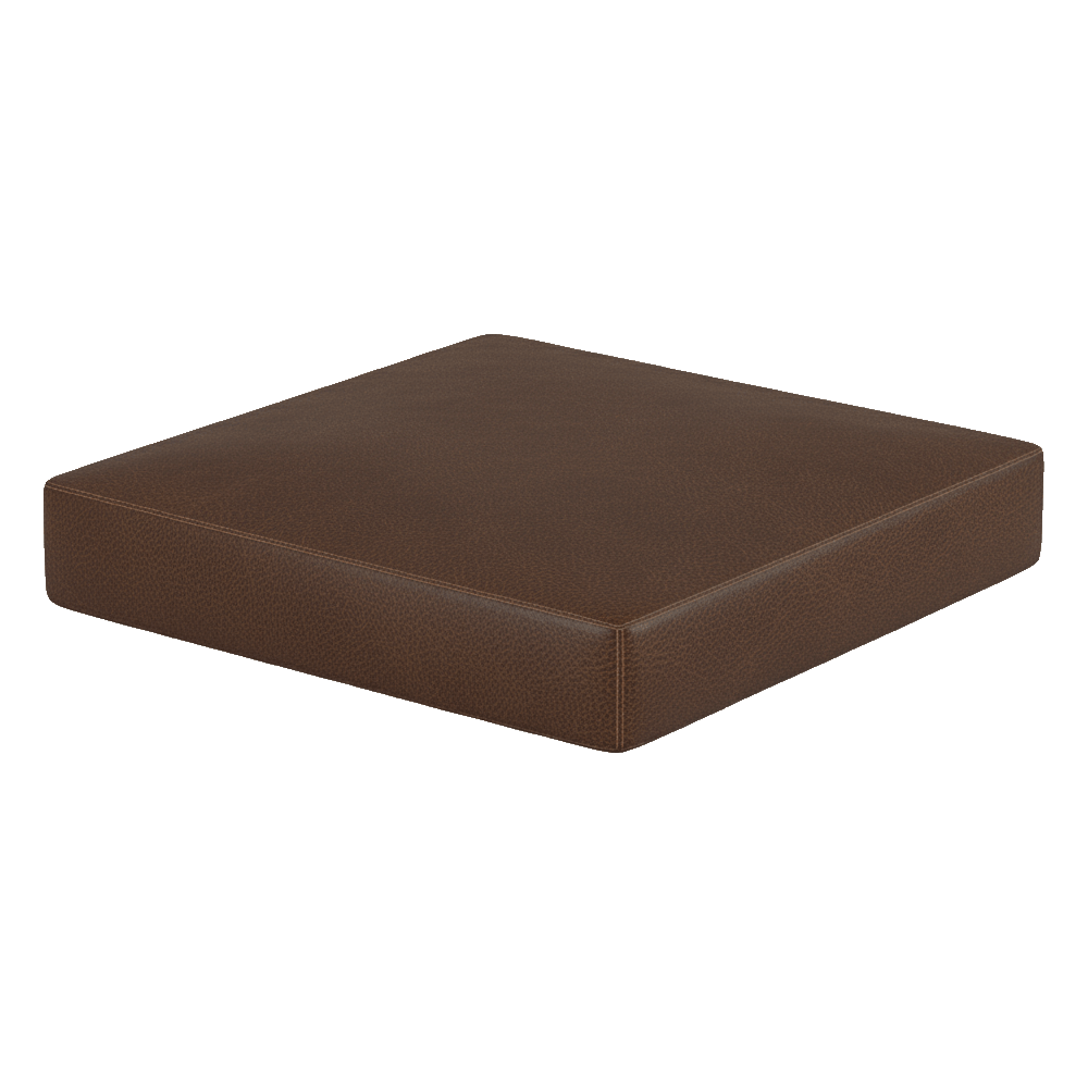 Coussin en cuir sur mesure