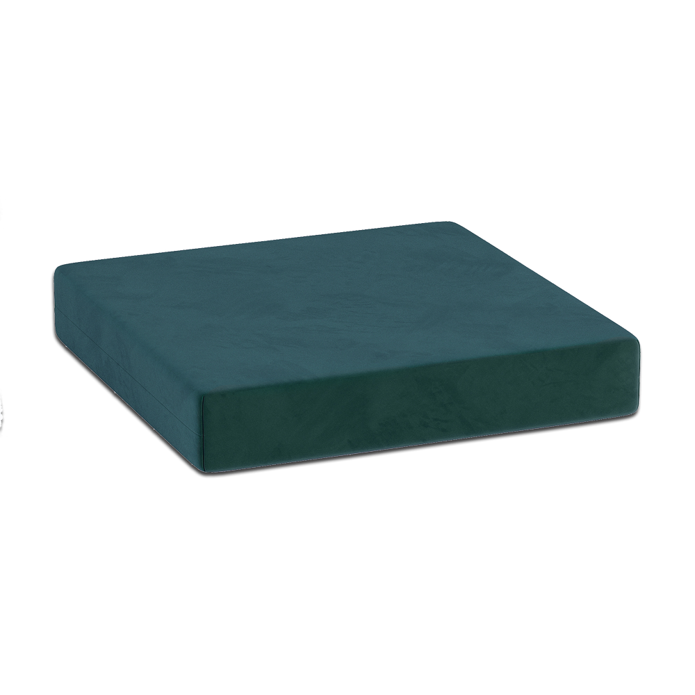Coussin d'assise sur mesure en velours