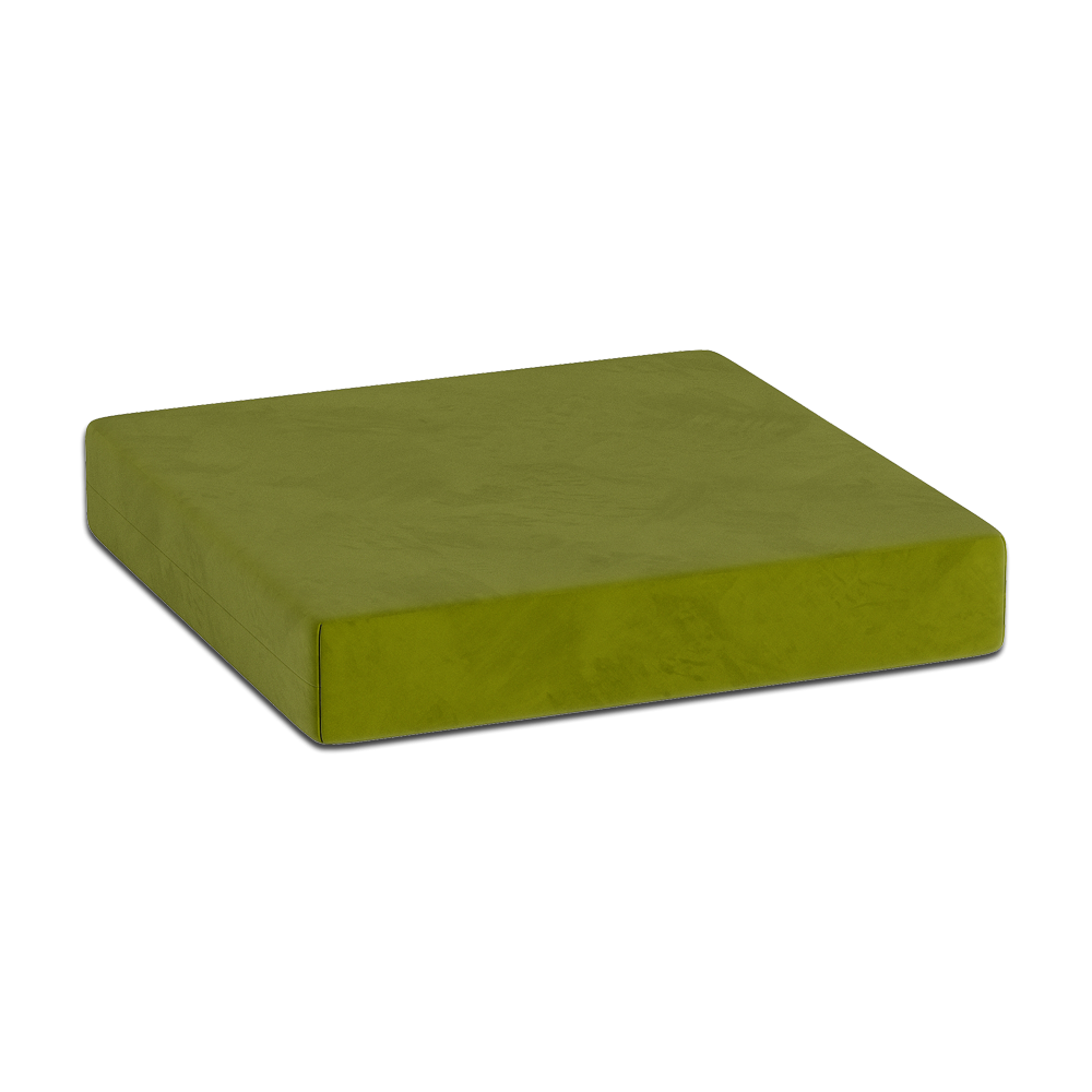 Coussin d'assise sur mesure en velours