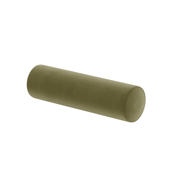 Cilinderkussen op maat in velours - Mushroom - S6011,