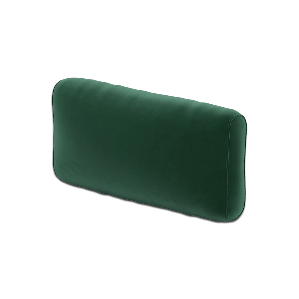 Coussin de dossier souple sur mesure en Velour