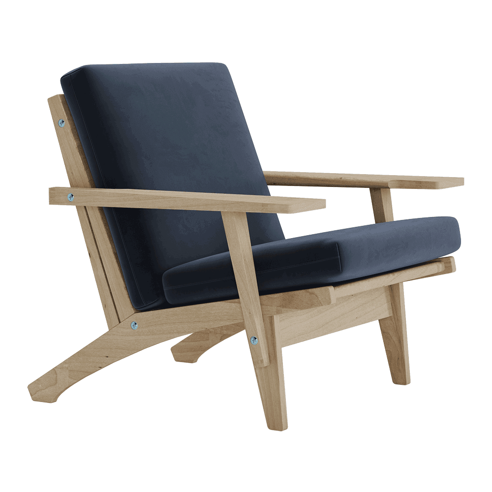 Jeu de coussins pour Wegner GE 370 en velours