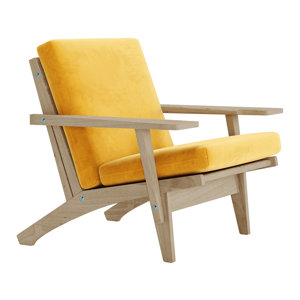 Jeu de coussins pour Wegner GE 370 en velours