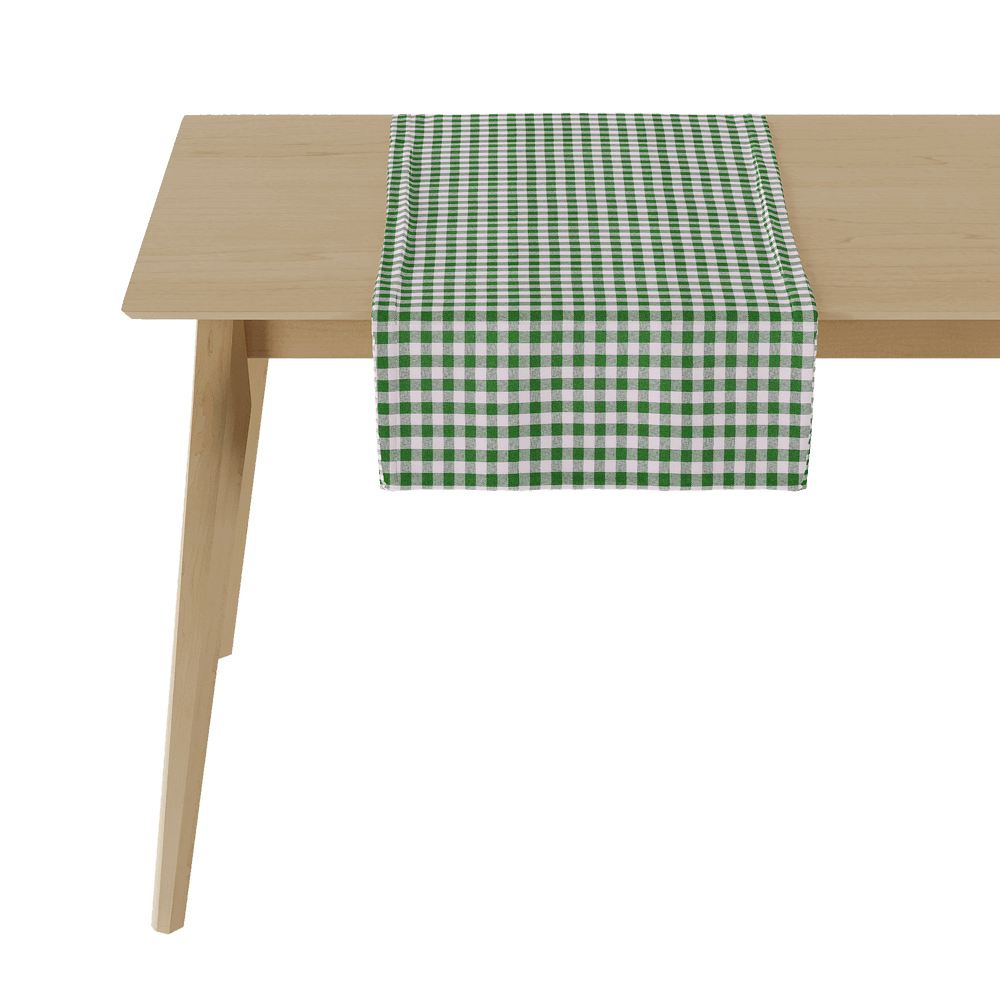 Chemin de table à carreaux sur mesure