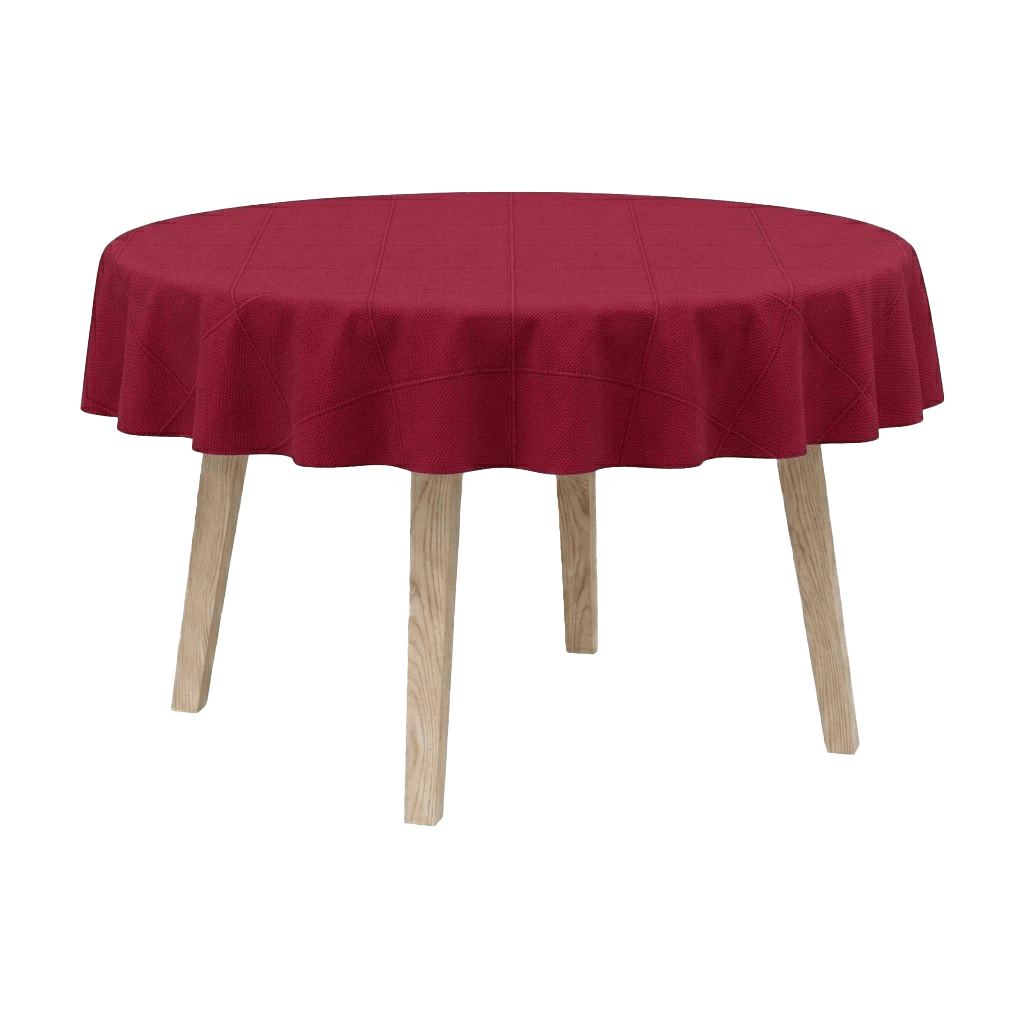Nappe ronde en coton