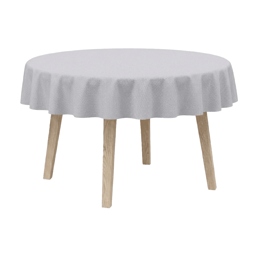 Nappe ronde en mélange de coton