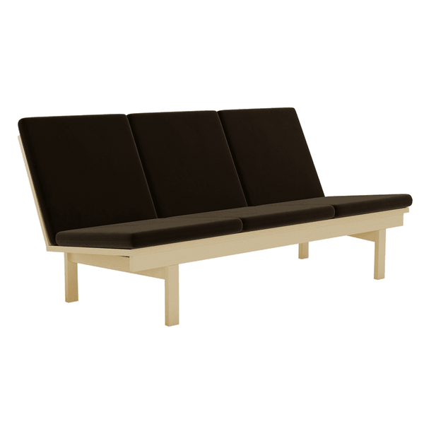 Jeu de coussins pour Wegner GE 240/290 en velours - Velour - Deep gray - S6013.
