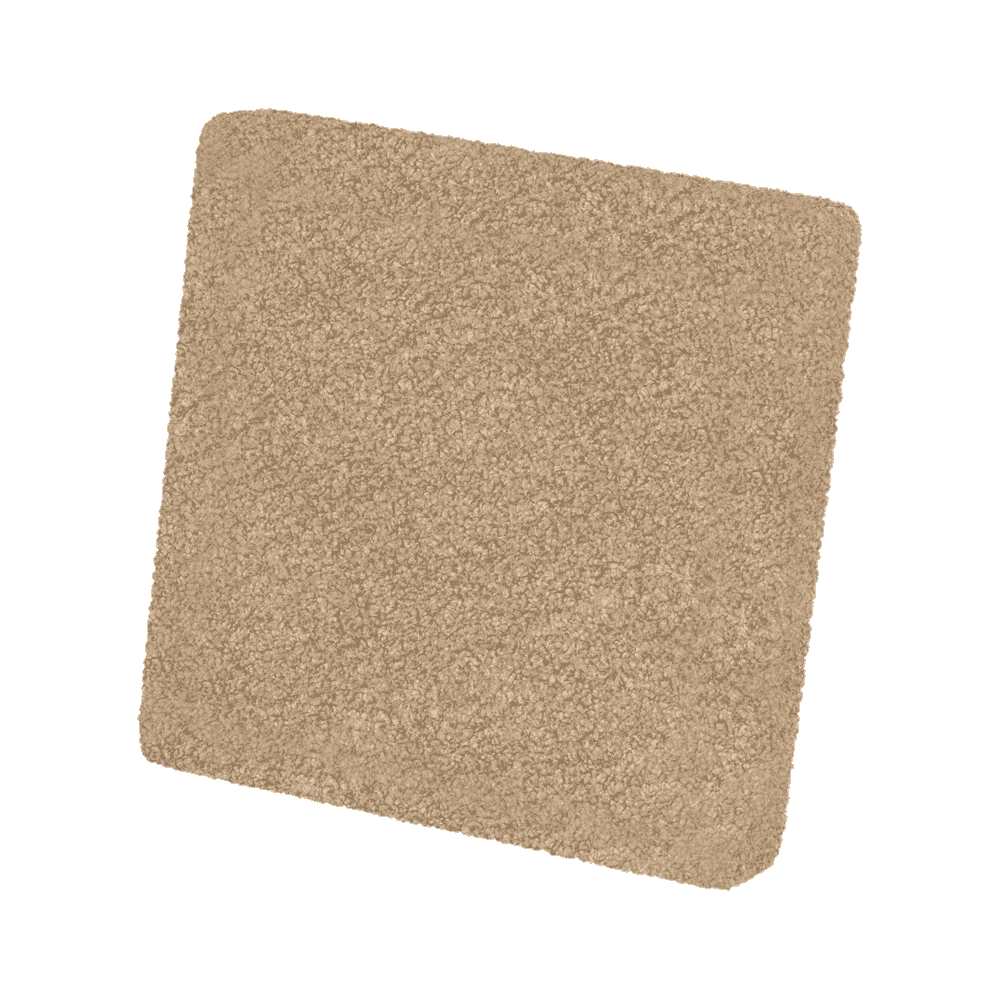 Coussin de dossier sur mesure en bouclé