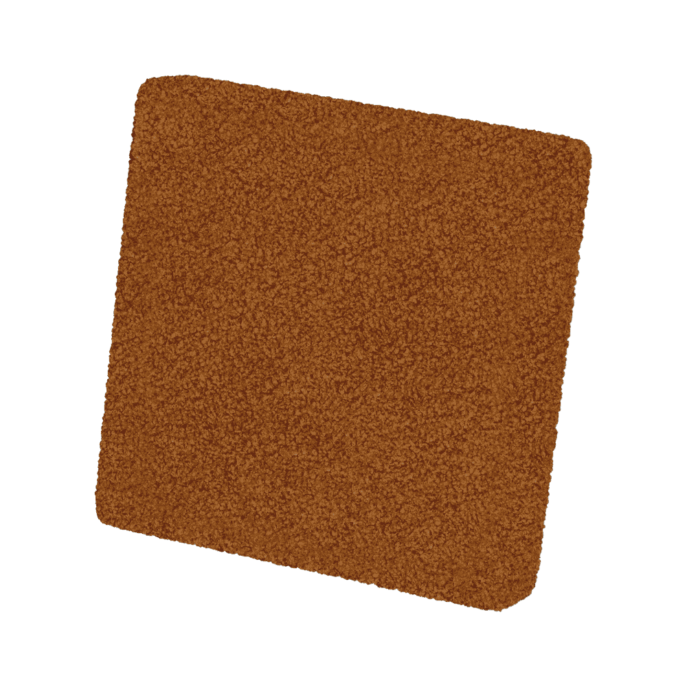 Coussin de dossier sur mesure en bouclé