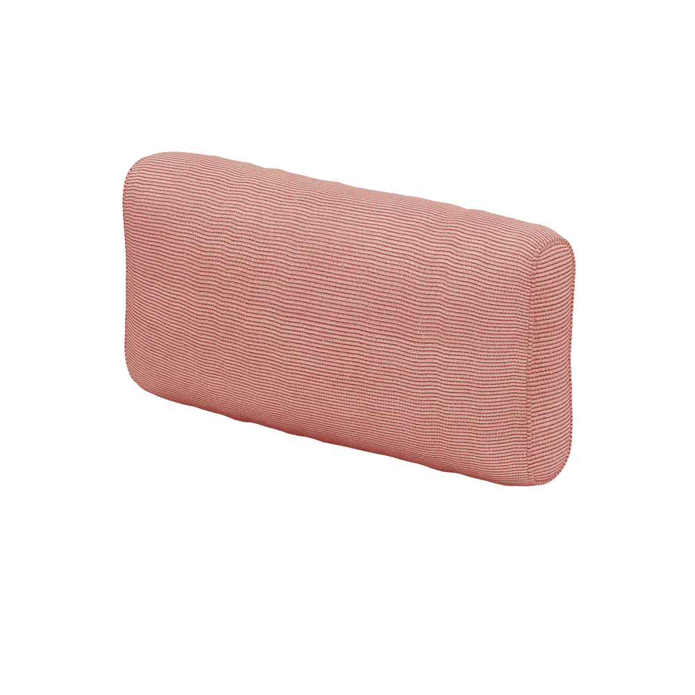 Coussin de dossier souple sur mesure en Velvet