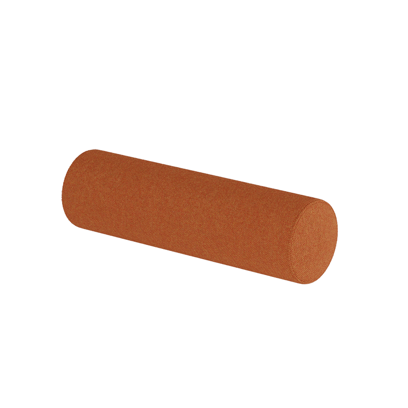 Coussin cylindrique sur mesure en laine