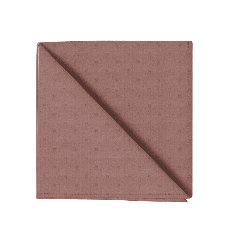 Serviette damassée en coton égyptien