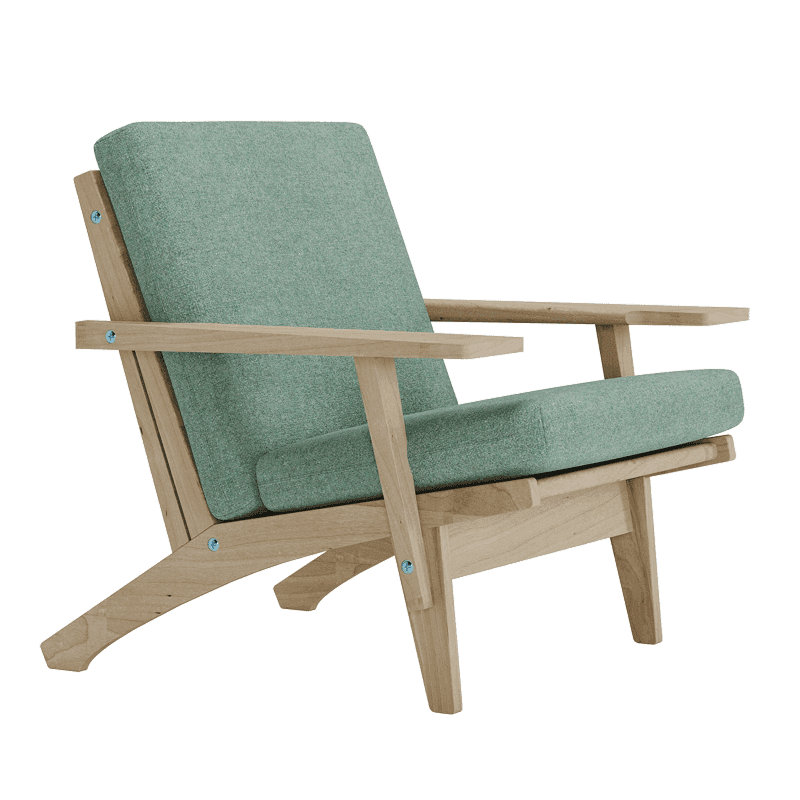 Jeu de coussins pour Wegner GE 370 en laine