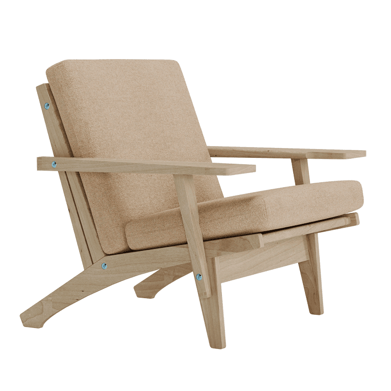 Jeu de coussins pour Wegner GE 370 en laine