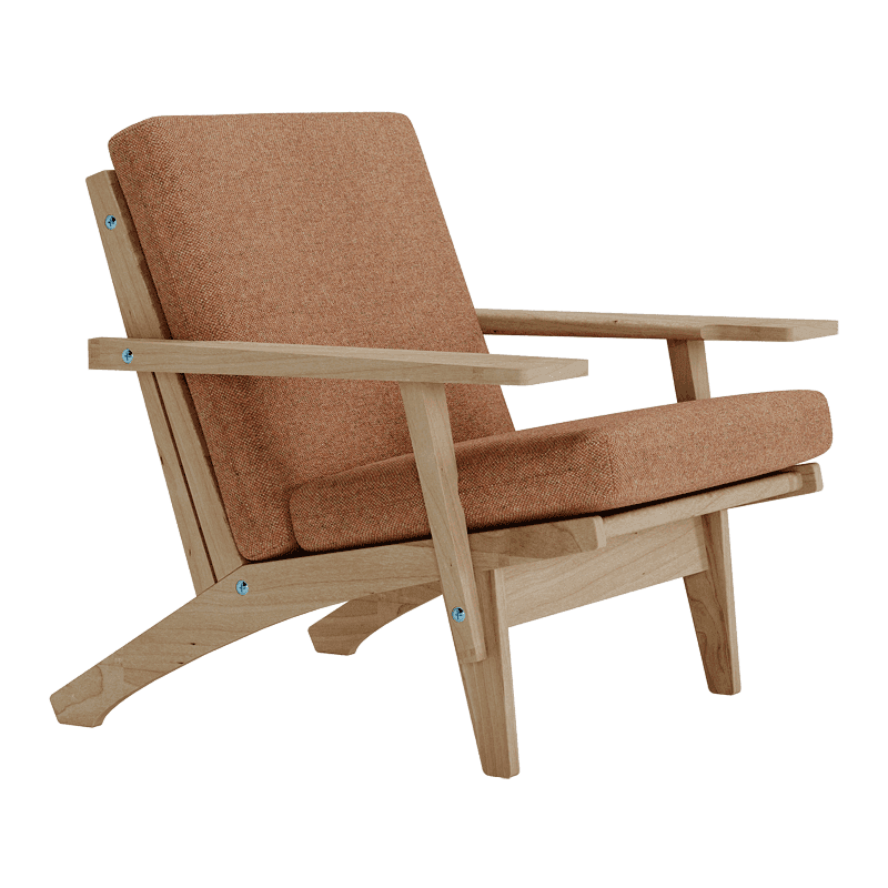 Jeu de coussins pour Wegner GE 370 en laine