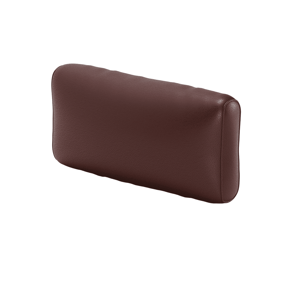 Coussin de dossier souple sur mesure en similicuir