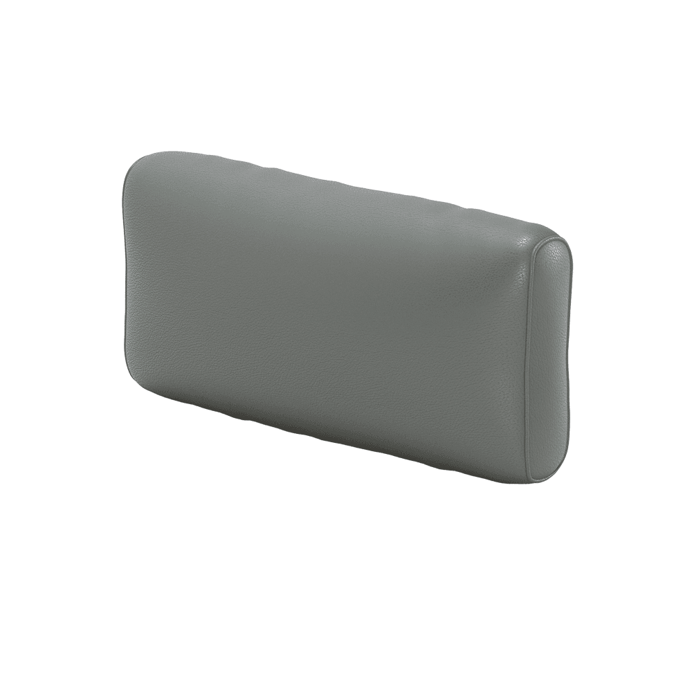 Coussin de dossier souple sur mesure en similicuir