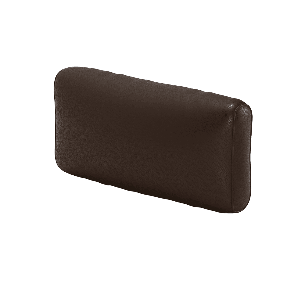 Weiches Rückenkissen aus Leder nach Maß