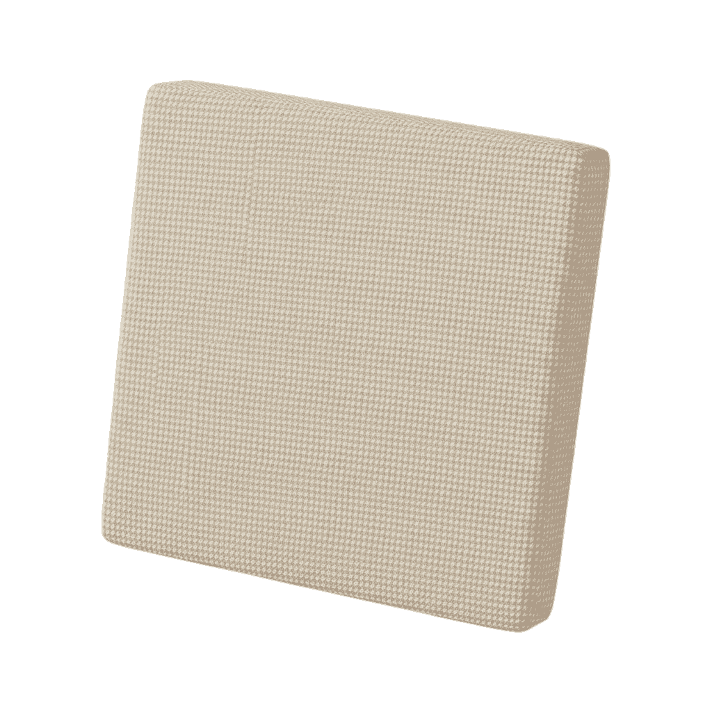 Coussin de dossier sur mesure en laine à motifs