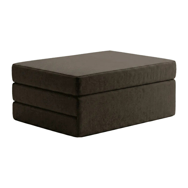 Vouwmatras op maat in velours - Deep gray - S6013