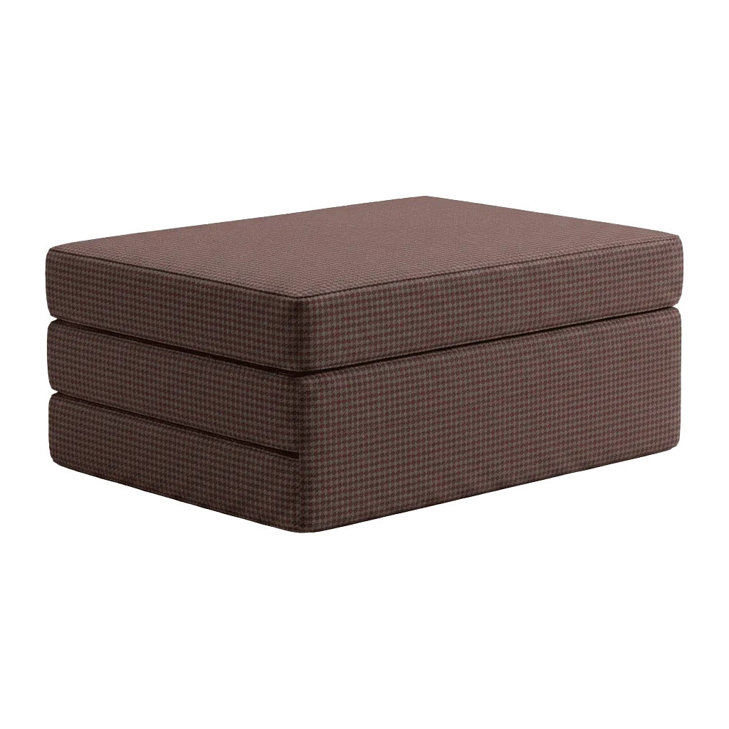 Matelas pliable sur mesure en laine à motifs