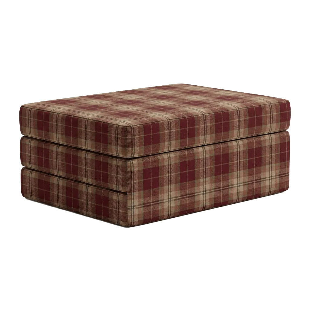 Matelas pliable sur mesure en laine à motifs