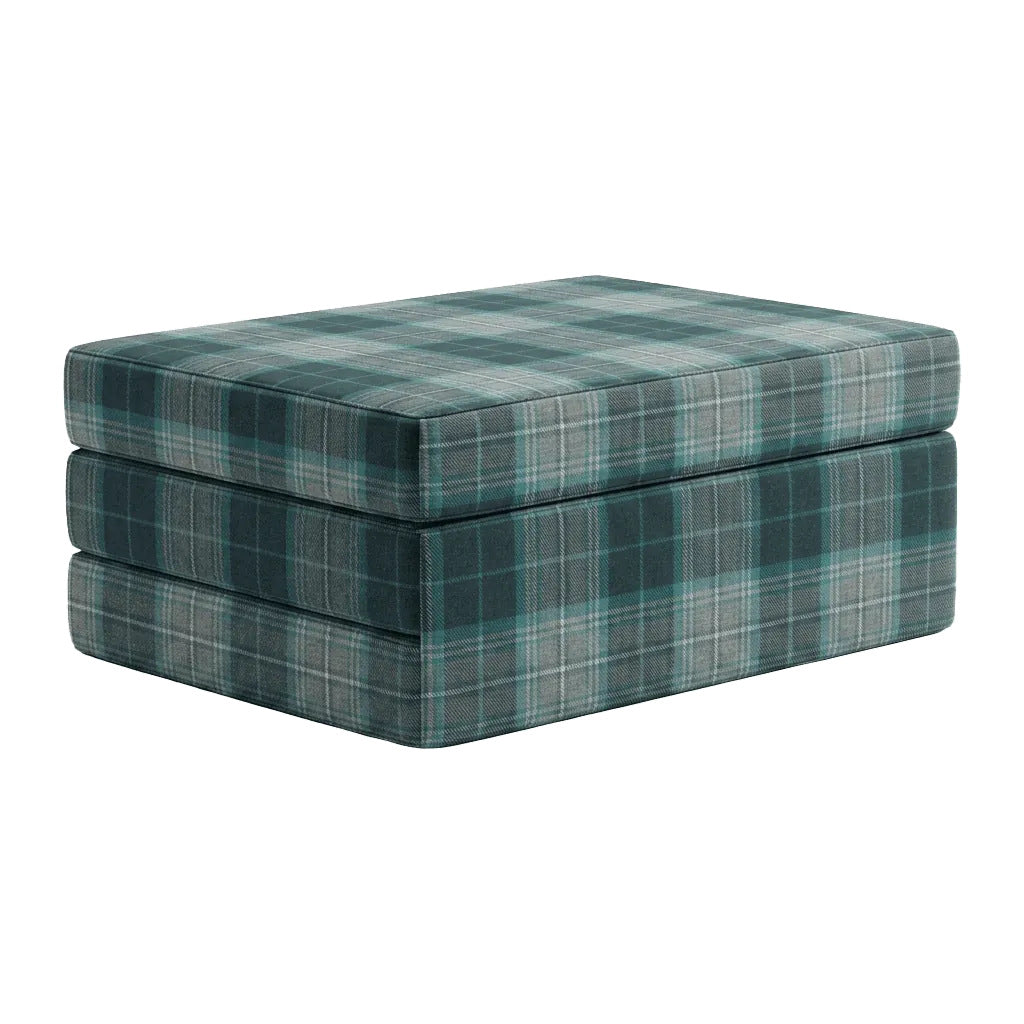 Matelas pliable sur mesure en laine à motifs
